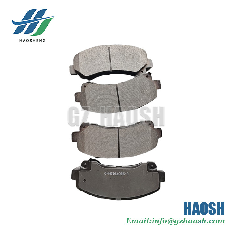 8-98079104-0 Brake Pads Set For Isuzu DMAX 4X4  8-98079104-1 8980791041 8980791040